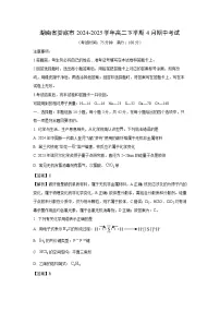 湖南省娄底市2024-2025学年高二下学期4月期中考试化学试卷（解析版）