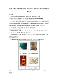 内蒙古鄂尔多斯市西四旗2024-2025学年高三上学期期末联考化学试卷（解析版）