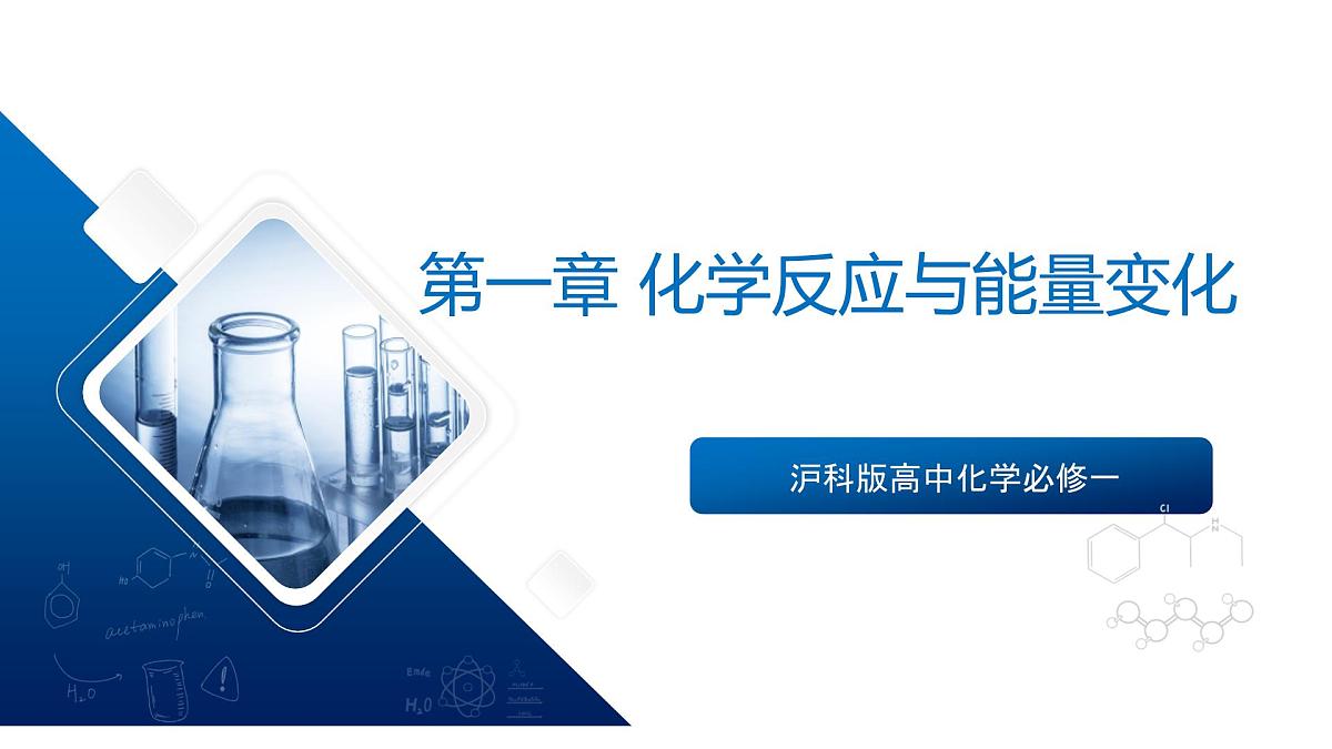 苏教版高中化学选择性必修第一册 第一章+化学反应与能量变化 课件第1页
