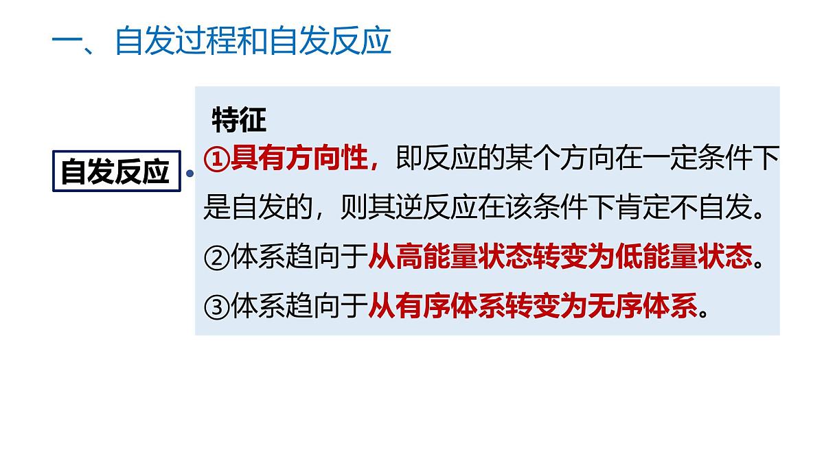 苏教版高中化学选择性必修第一册2.2.1《化学反应的方向》课件第8页