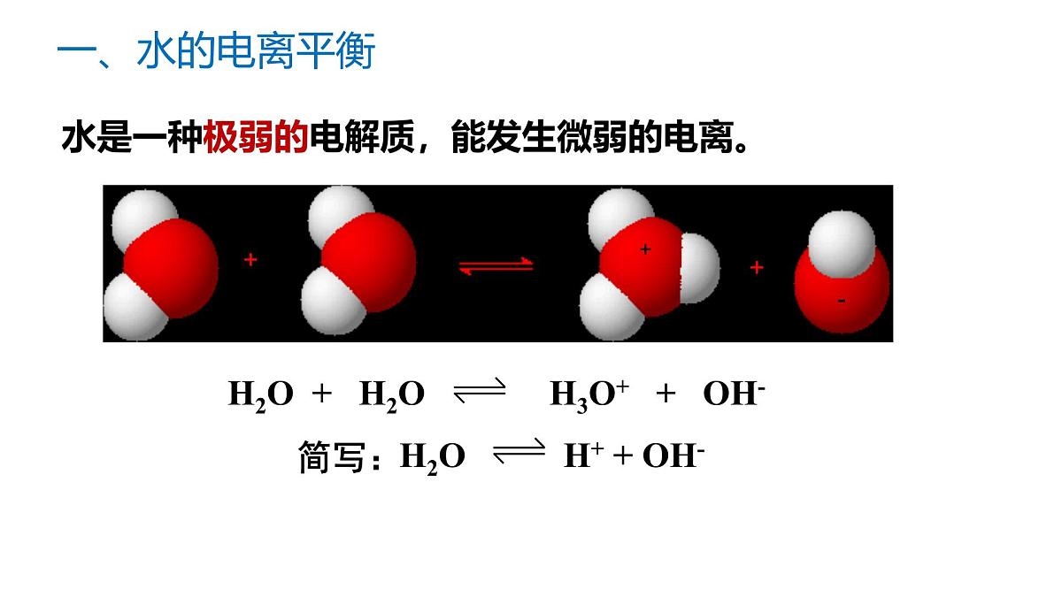 苏教版高中化学选择性必修第一册3.1.3《水的电离平衡》课件第4页