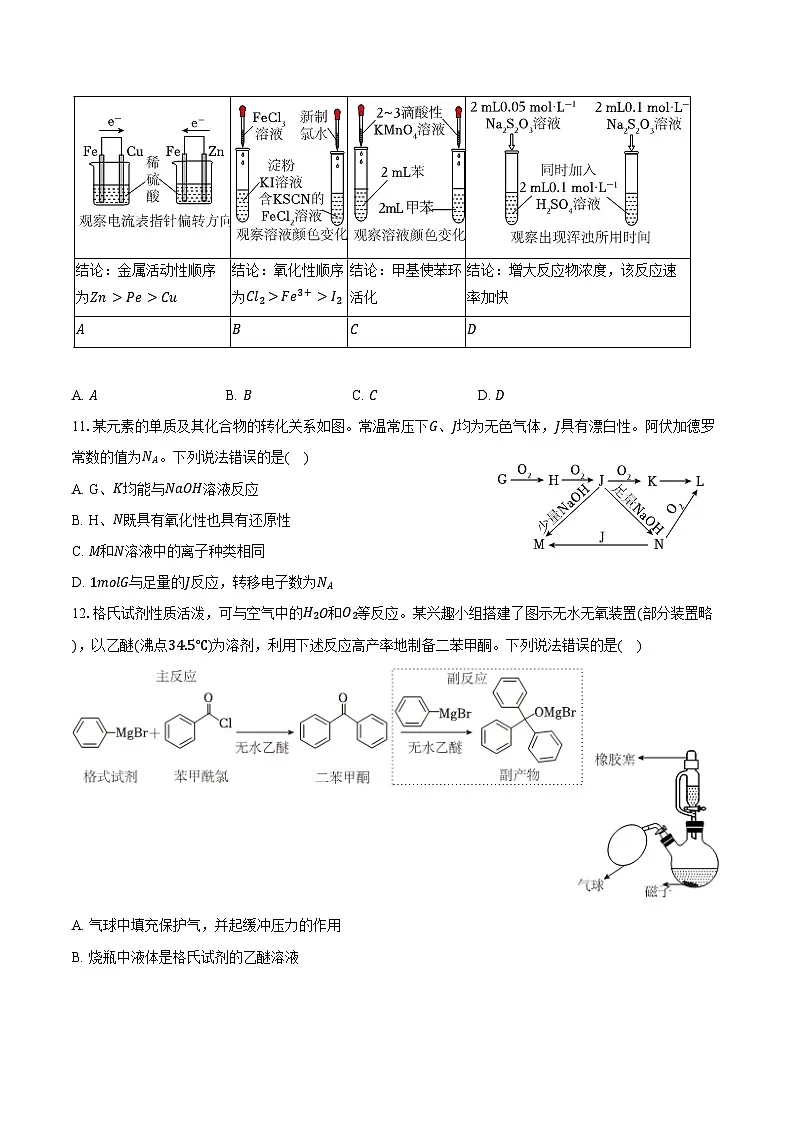 2025年宁夏、青海、山西、陕西新高考化学试卷(含答案)第3页