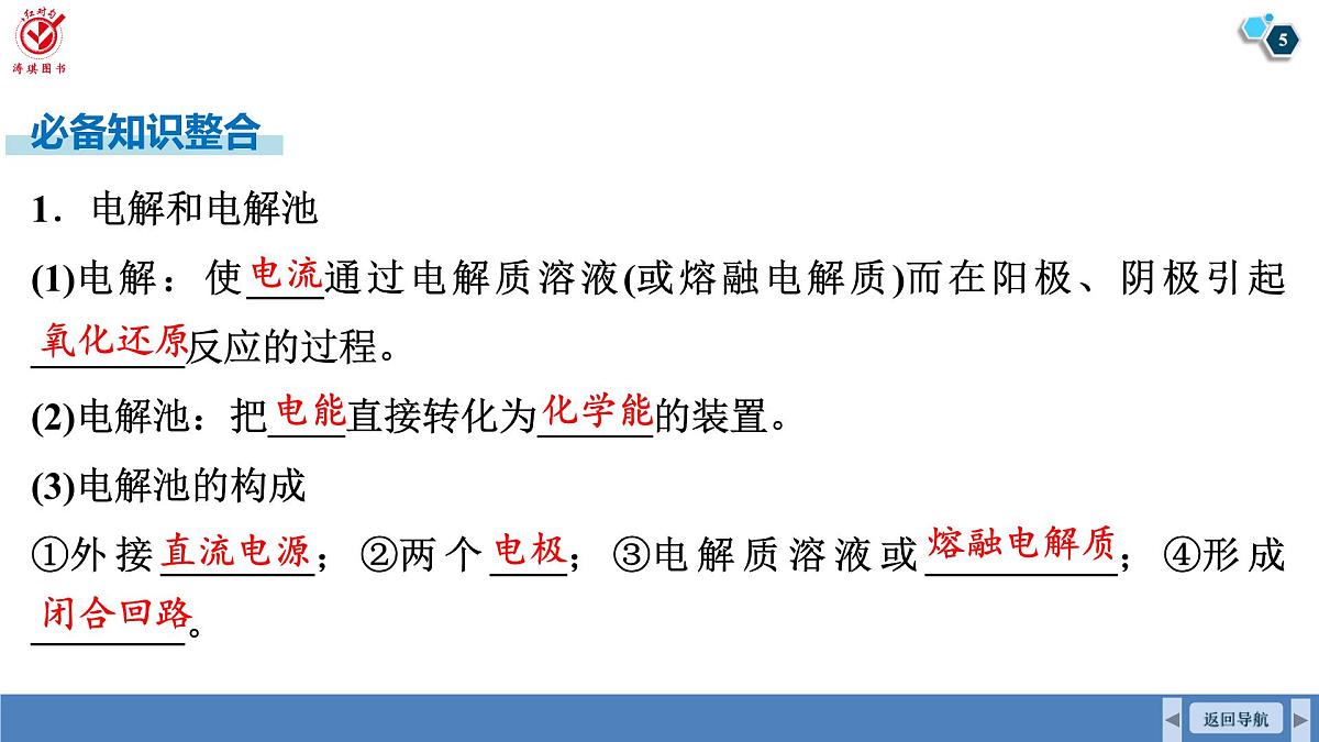 高考化学精品【一轮复习】PPT第七章 第34讲 电解池 金属的腐蚀与防护第5页