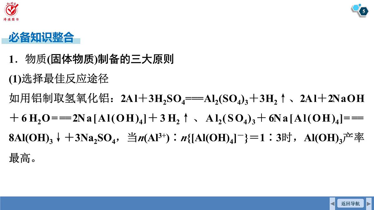 高考化学精品【一轮复习】PPT第一十一章 第55讲 物质制备的综合实验第5页