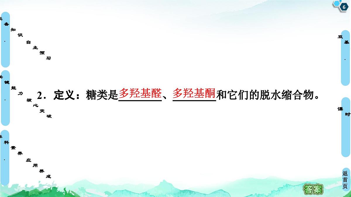 第4章 第1节 糖类 课件【新教材】人教版(2019)高中化学选择性必修3第6页
