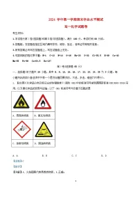 浙江省杭州市富阳区2024_2025学年高一化学上学期期末考试试题含解析