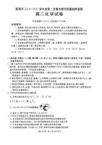 陕西省商洛市2024-2025学年高二下学期期末考试化学试题（PDF版附答案）