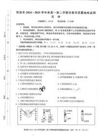 陕西省商洛市2024-2025学年高一下学期期末考试化学试题（PDF版附解析）