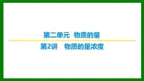 2026届高考化学一轮专题复习课件:第二章 第二讲 物质的量浓度