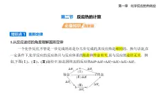 第二節(jié)反應(yīng)熱的計(jì)知識點(diǎn)串講課件+分層訓(xùn)練-人教版高中化學(xué)高二上冊（選必一）