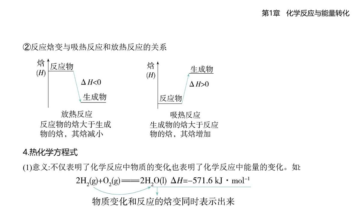 1.1化学反应的热效应知识点串讲课件-鲁科版高中化学高二上册(选必一)第7页