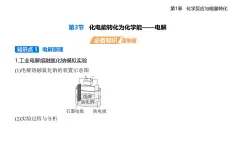 1.3 電能轉化為化學能——電解知識點串講課件+分層訓練-魯科版高中化學高二上冊（選必一）