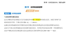 2.3 化學反應的速率知識點串講課件+分層訓練-魯科版高中化學高二上冊（選必一）
