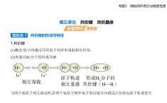 專題三 第三單元　共價(jià)鍵　共價(jià)晶體知識(shí)點(diǎn)串講課件+分層訓(xùn)練-蘇教版高中化學(xué)高二上冊(cè)（選必二）