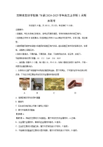 吉林省友好学校第78届2024-2025学年高三上学期1月期末联考化学试卷（解析版）