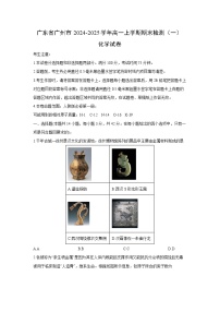 广东省广州市2024-2025学年高一上学期期末检测（一） 化学化学试卷