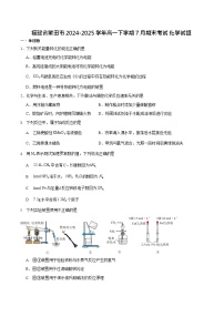 福建省莆田市2024-2025学年高一下学期期末考试 化学试卷