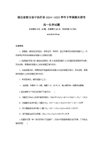 湖北省部分高中协作体2024-2025学年高一下学期6月期末联考化学试卷（含答案）