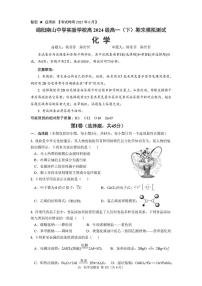 绵阳南山中学实验学校2024-2025学年高一下学期期末模拟测试化学试卷