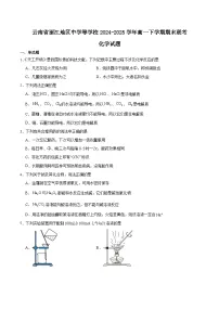 云南省丽江地区中学等学校2024-2025学年高一下学期期末考试化学试题（Word版附答案）