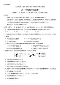 河南省天立教育2025-2026学年高一上学期开学化学试题.zip含答案解析