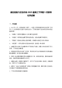 湖北省新八校协作体2025届高三下学期5月联考 化学试卷(含答案解析)