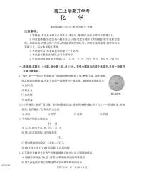 河北省金太阳2026届高三上学期9月开学联考（26-09C）化学试题及答案