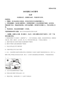 2025届湖南省天壹名校联盟高三下学期10月联考-化学试题（含答案）