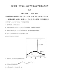 2025届湖南省长沙一中高三下学期10月月考-化学试题（含答案）