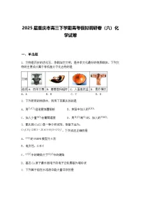 2025届重庆市高三下学期高考模拟调研卷（六）化学试卷（含答案解析）