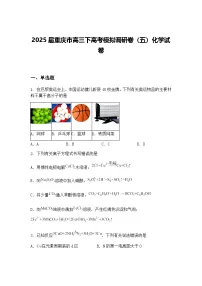2025届重庆市高三下高考模拟调研卷（五）化学试卷（含答案解析）