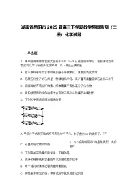 湖南省岳阳市2025届高三下学期教学质量监测（二模）化学试题（含答案解析）
