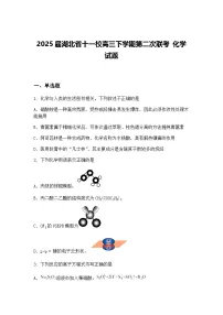 2025届湖北省十一校高三下学期第二次联考 化学试题（含答案解析）