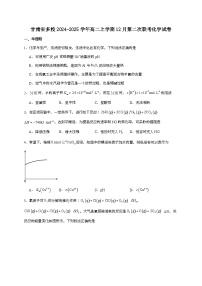 甘肃省多校2024~2025学年高二上学期12月第二次月考化学试题（含答案）