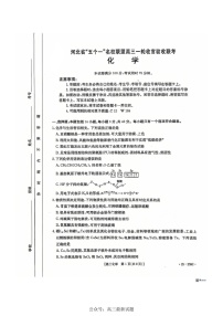 河北省五个一名校联盟金太阳2025届高三上学期一轮收官验收-化学试卷（含答案）