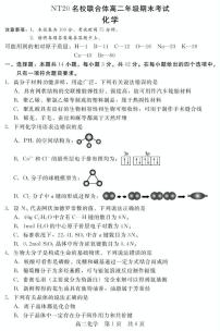 河北省NT20名校联合体2024-2025学年高二下学期7月期末化学试卷+答案