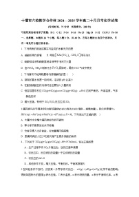 湖北省十堰市普通高中联合体2024-2025学年高二上学期10月月考+化学试卷