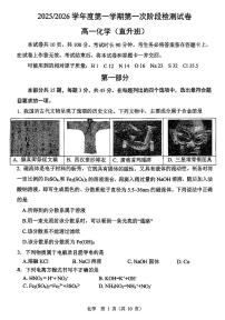 2025北京五中高一上10月月考化学(直升班)试卷