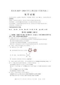 重庆市2025-2026学年高三上期五校10月联考化学试卷