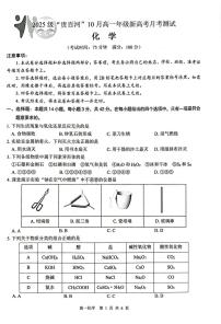 广西壮族自治区“贵百河”2025-2026学年高一上学期新高考10月月考测试 化学试题