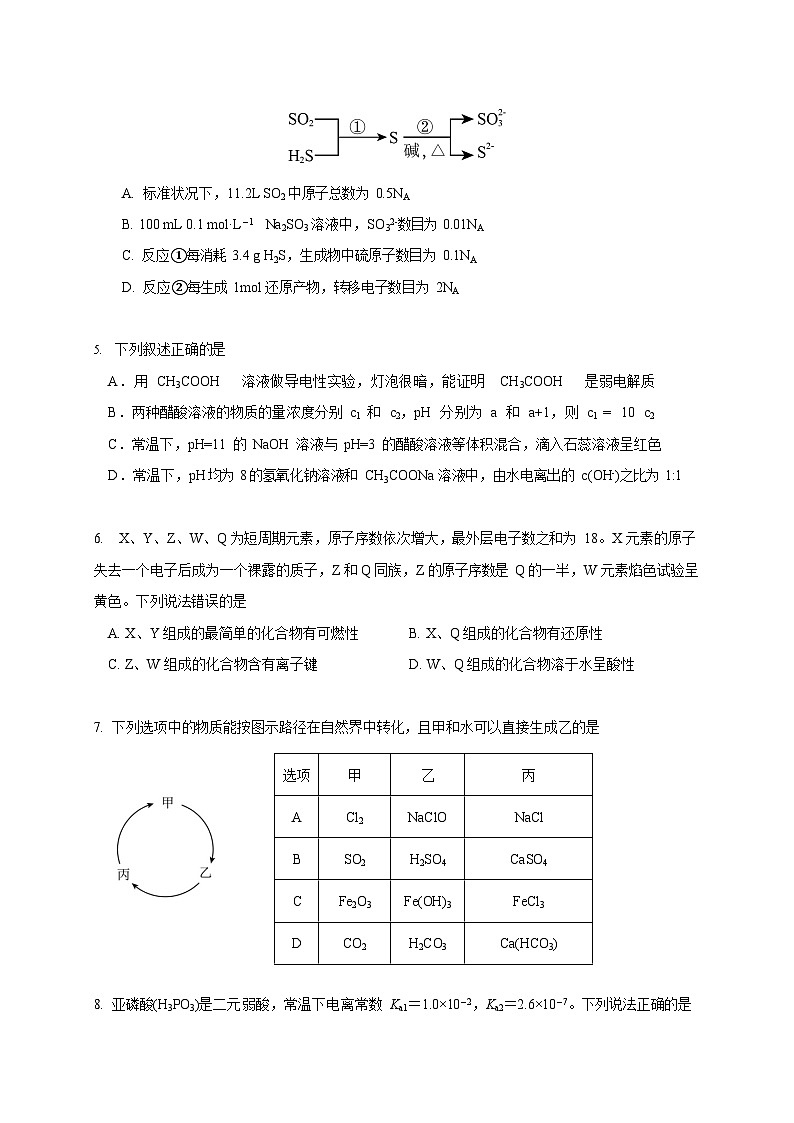 四川省成都市成华区2025-2026学年高二上学期10月考试化学试卷第2页
