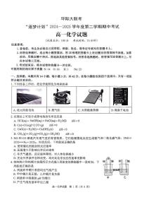 河南省驻马店市环际大联考”逐梦计划“2024-2025学年高一下学期5月期中考试化学试卷+答案