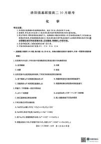 河南洛阳强基联盟2025-2026学年高二上学期10月联考化学试卷