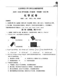 天津市滨海新区北京师范大学天津生态城附属学校2025-2026学年高二上学期10月月考化学试题（含答案）