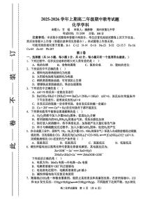 河南省郑州市十校联考2025-2026学年高二上学期11月期中化学试题