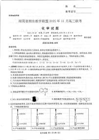 2026届湖南省湘东教学联盟高三上学期11月联考化学试题（含答案）