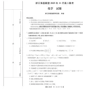 浙江省强基联盟2025-2026学年高二上学期11月期中化学试卷（含答案）