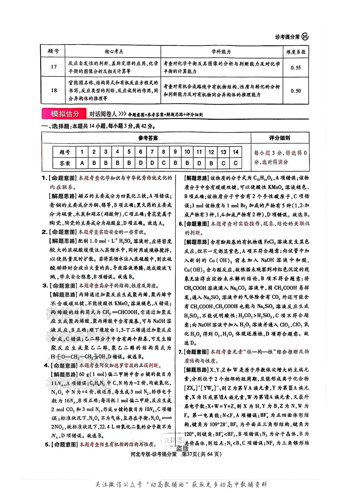 【化学DA(河北专版)】王后雄2025高考押题预测卷第2页
