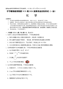 四川省字节精准教育联盟 NCS2026届高三上学期11月一诊试题 化学 含答案
