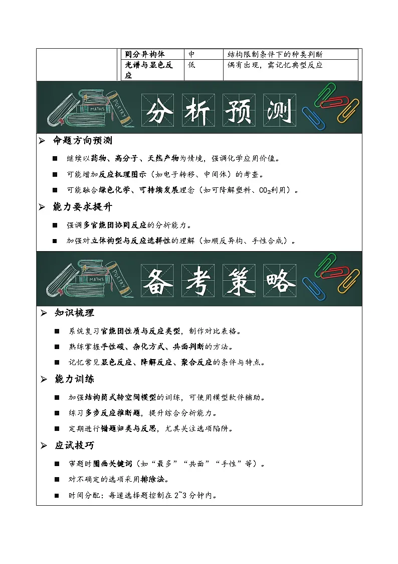 专题05 有机化学基础(原卷版)第3页